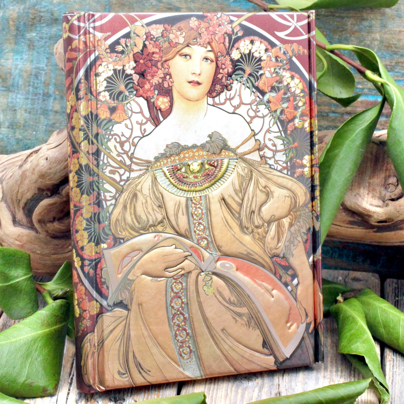 Art Nouveau Goddess Lined Journal