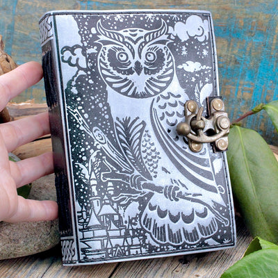 Leather Journal - Owl