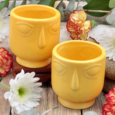 Serene Face Planter Pot A