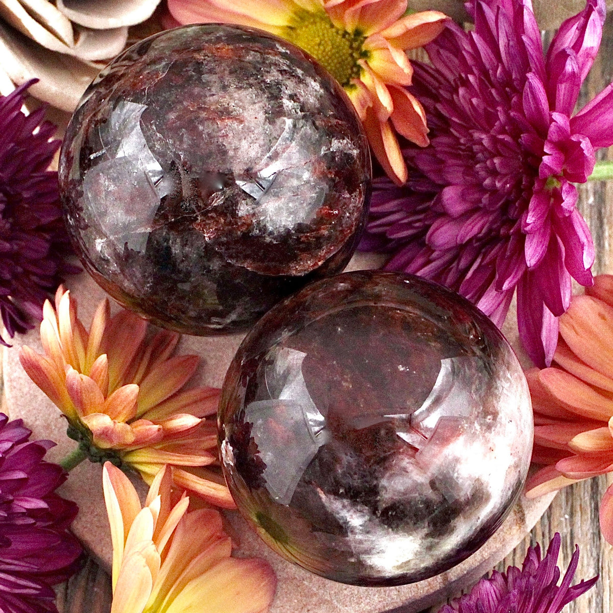 Hematoid Quartz Sphere