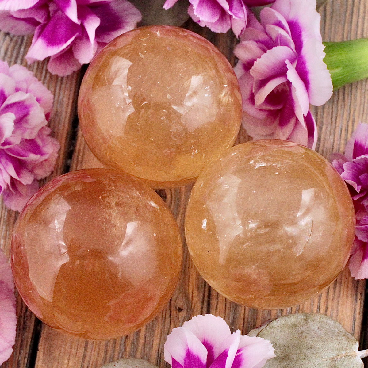 Honey Calcite Sphere A