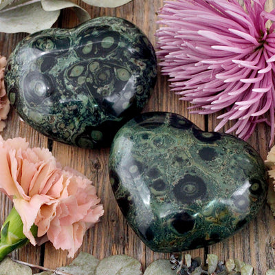 Kambaba Jasper Heart