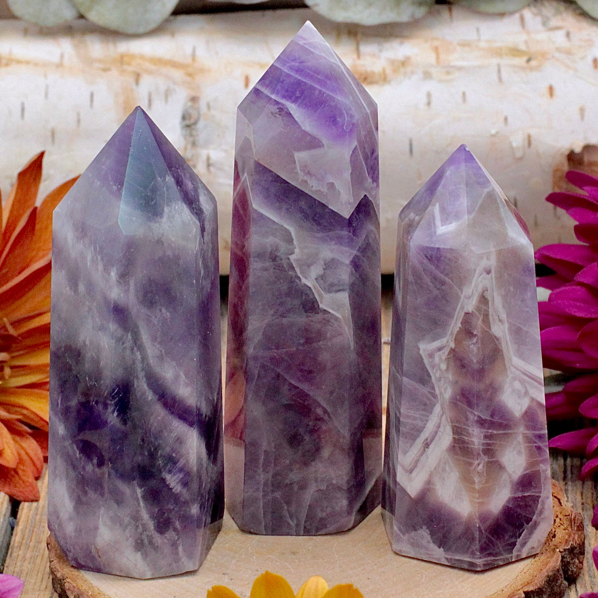 Chevron Amethyst Tower
