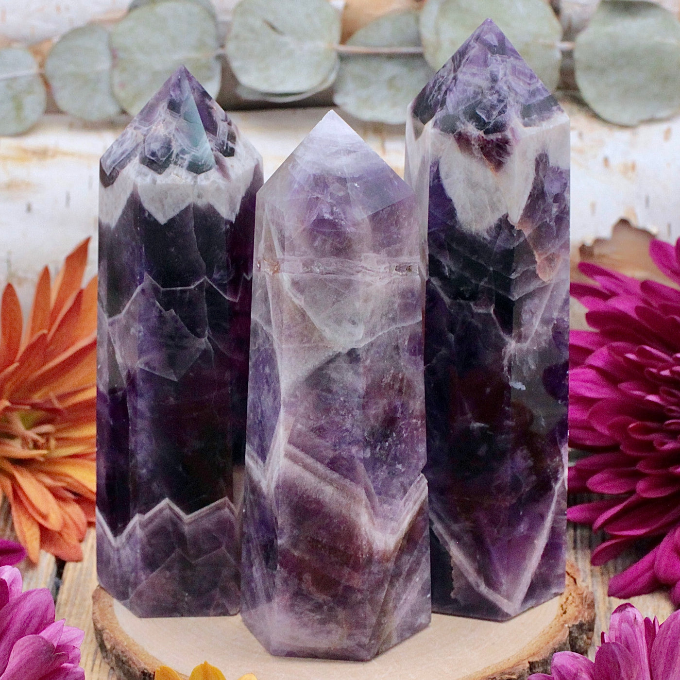 Chevron Amethyst Tower
