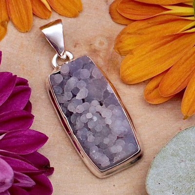 Grape Agate Pendant