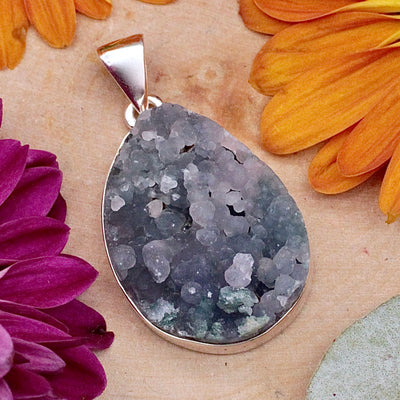 Grape Agate Pendant