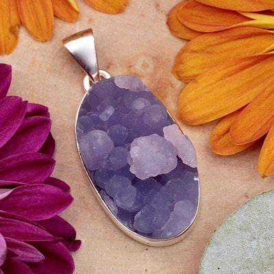 Grape Agate Pendant