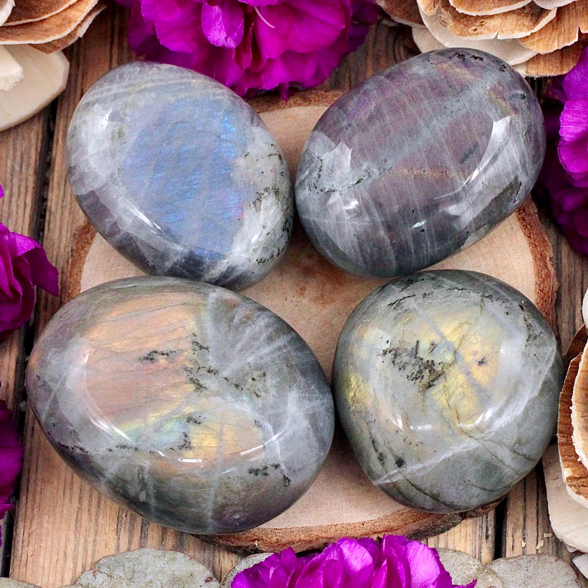 Labradorite Palm Stone