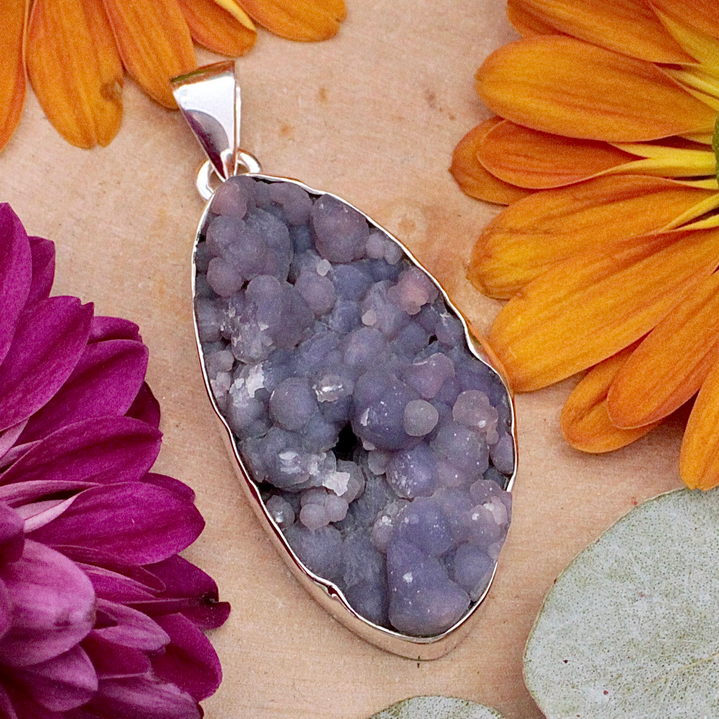 Grape Agate Pendant