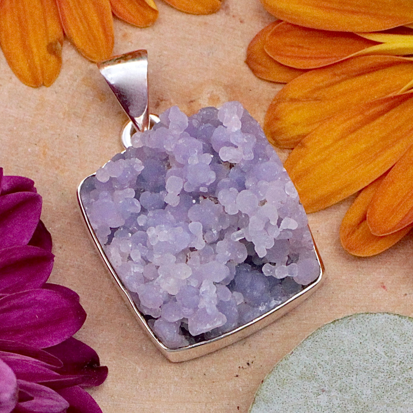 Grape Agate Pendant