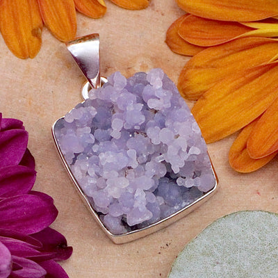 Grape Agate Pendant