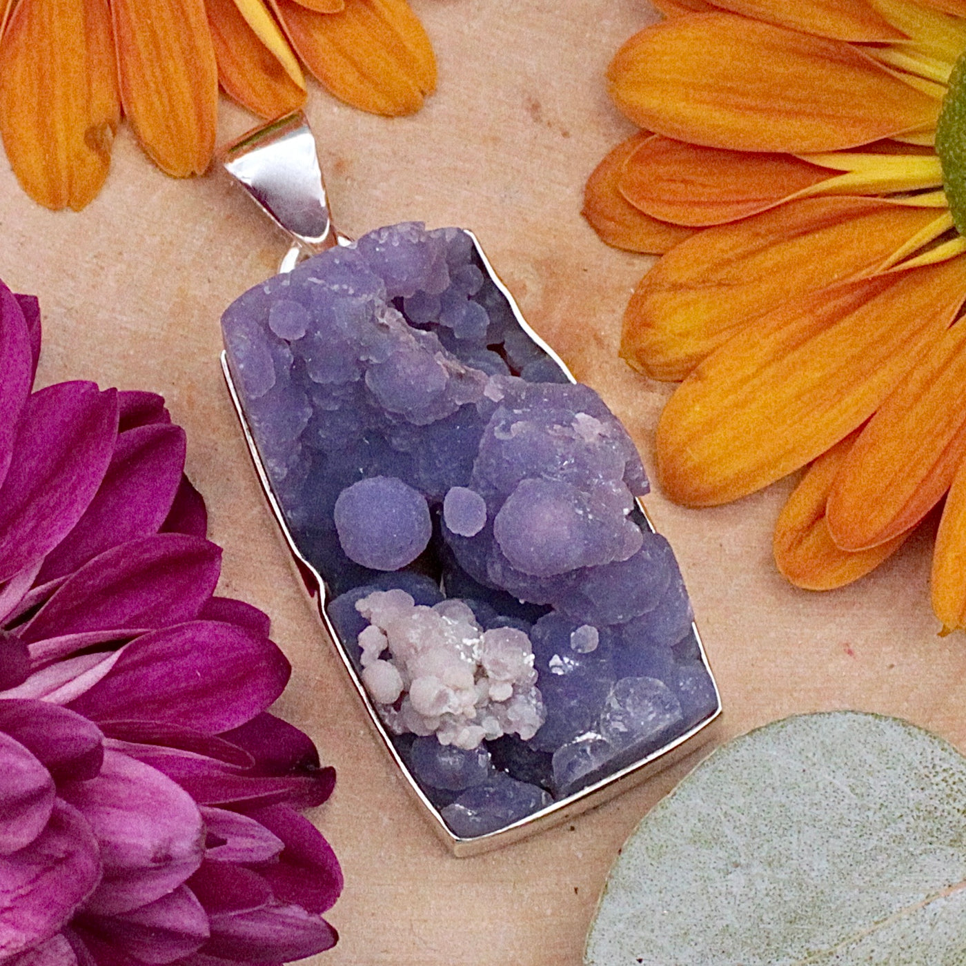 Grape Agate Pendant