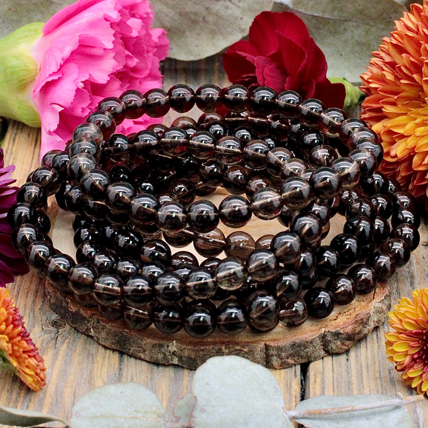 Smoky Quartz Bracelet - 8mm