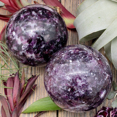 Lepidolite Sphere