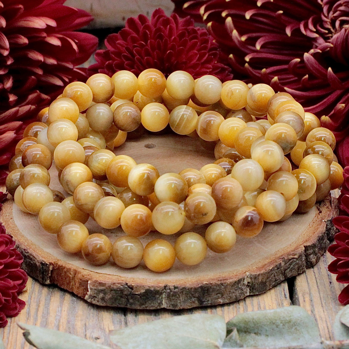 Honey Tiger's Eye Bracelet - 8mm