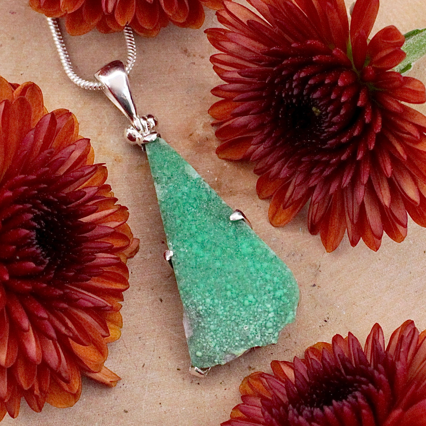 Variscite Pendant - Sterling Silver
