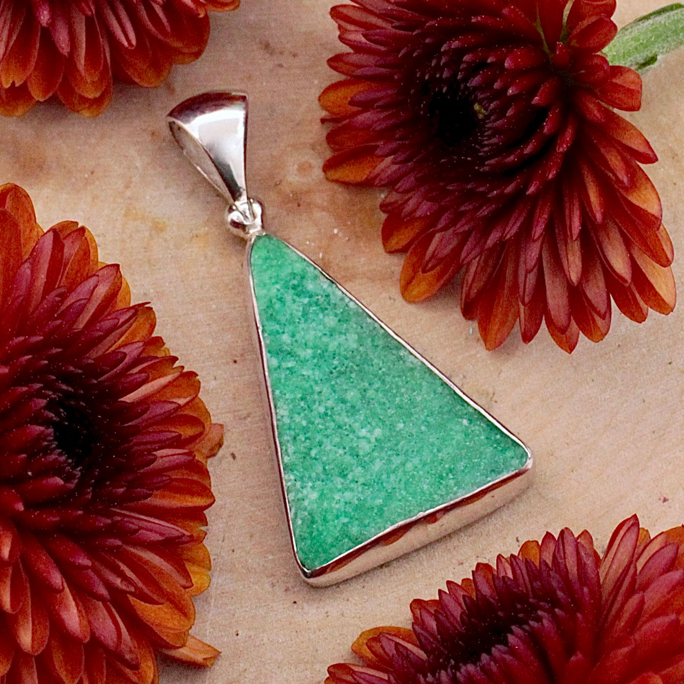 Variscite Pendant - Sterling Silver
