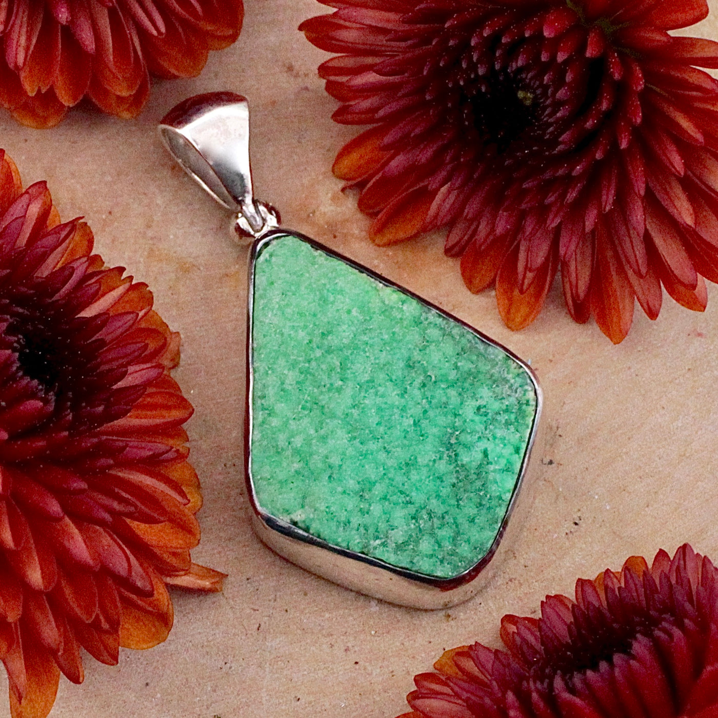 Variscite Pendant - Sterling Silver