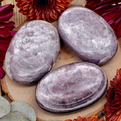Mica Lepidolite Palm Stone