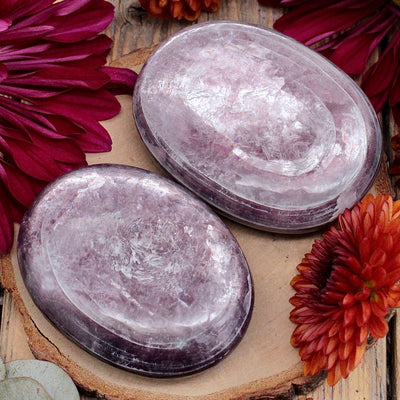 Mica Lepidolite Palm Stone