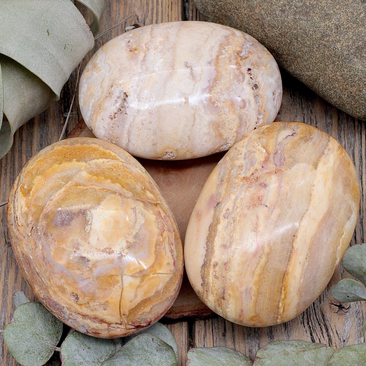 Desert Jasper Palm Stone