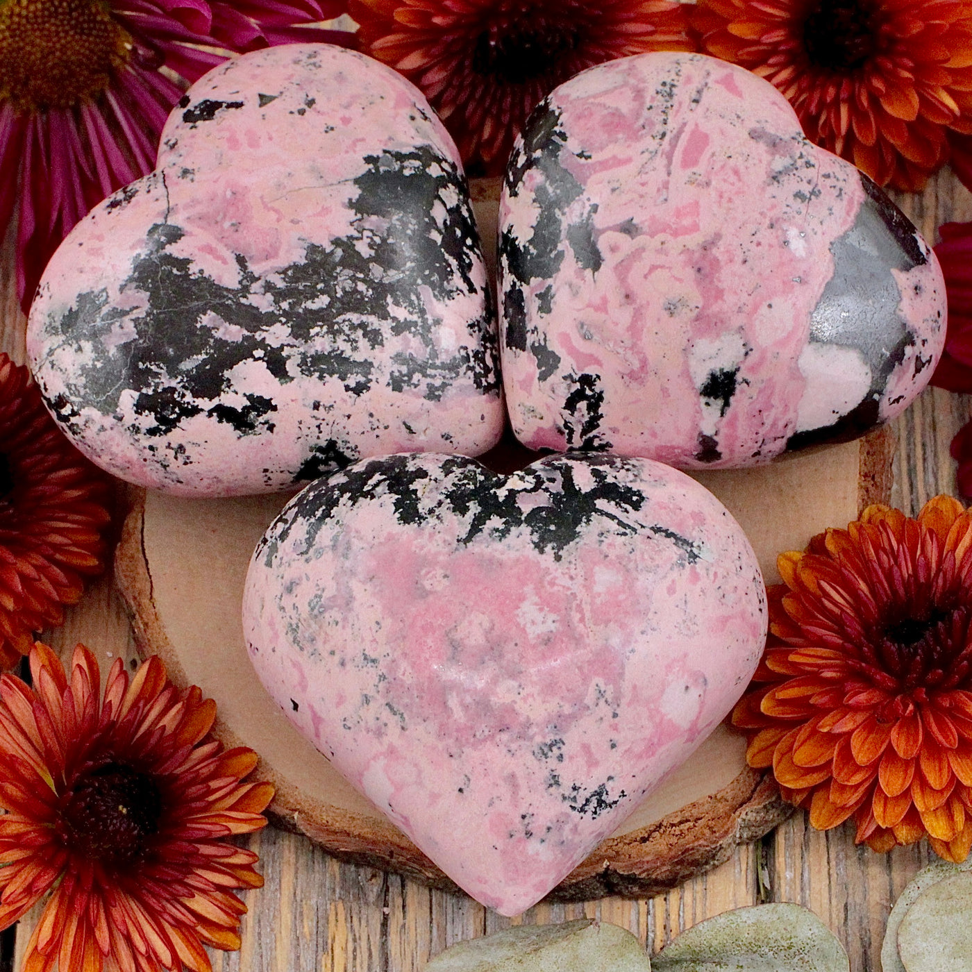 Rhodonite Heart
