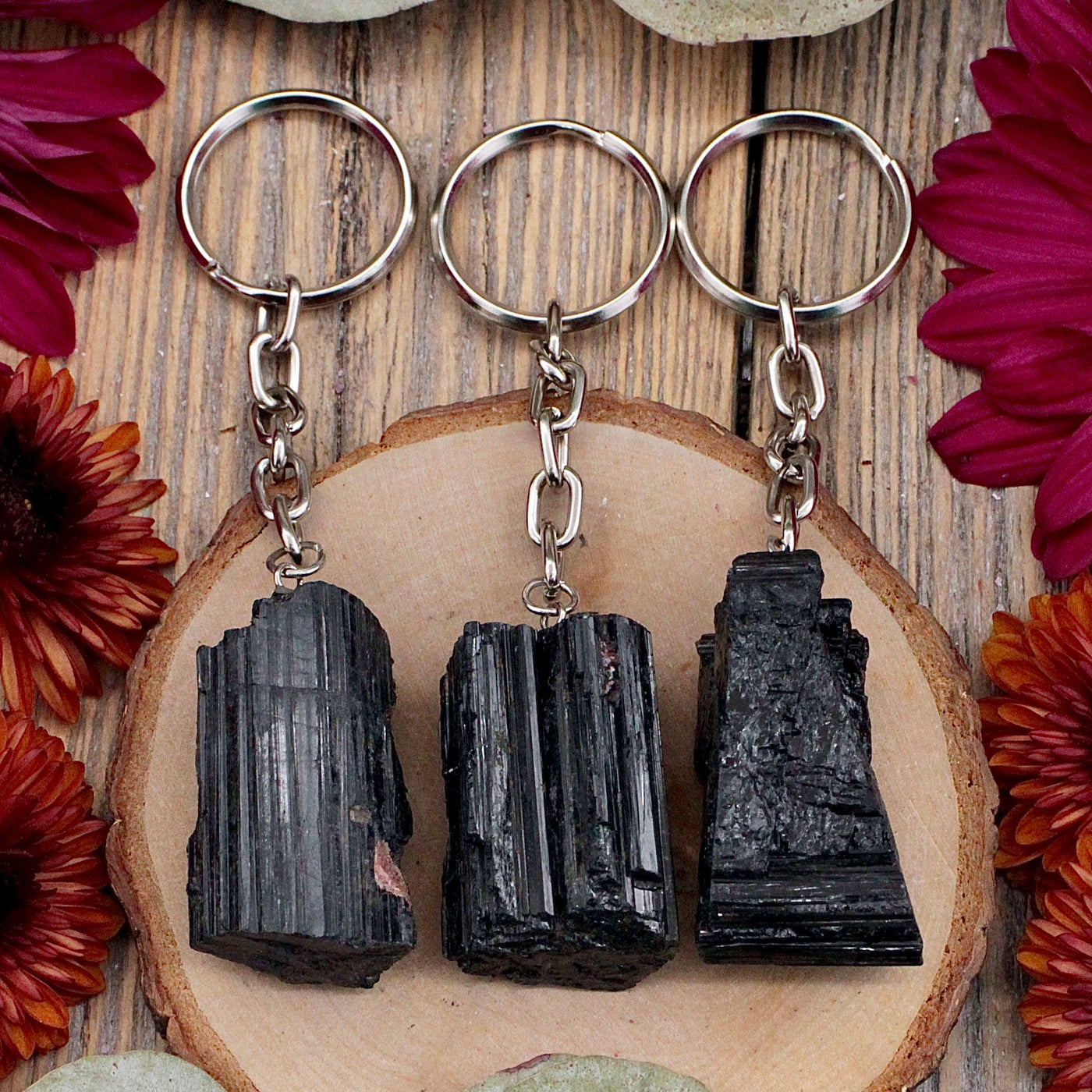Black Tourmaline Keychain