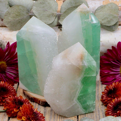 Sugar Edge Fluorite Tower