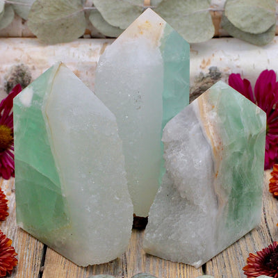 Sugar Edge Fluorite Tower