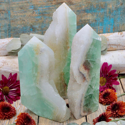 Sugar Edge Fluorite Tower