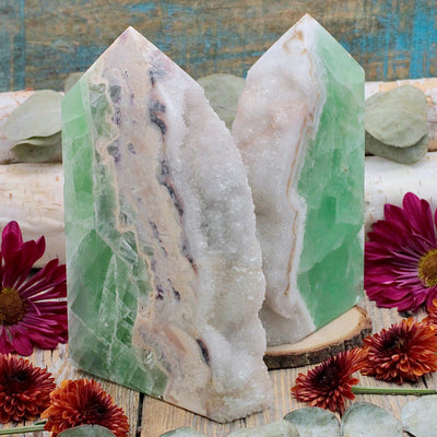 Sugar Edge Fluorite Tower