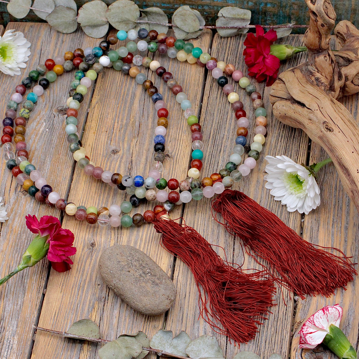 Sacred Stone Mix Mala