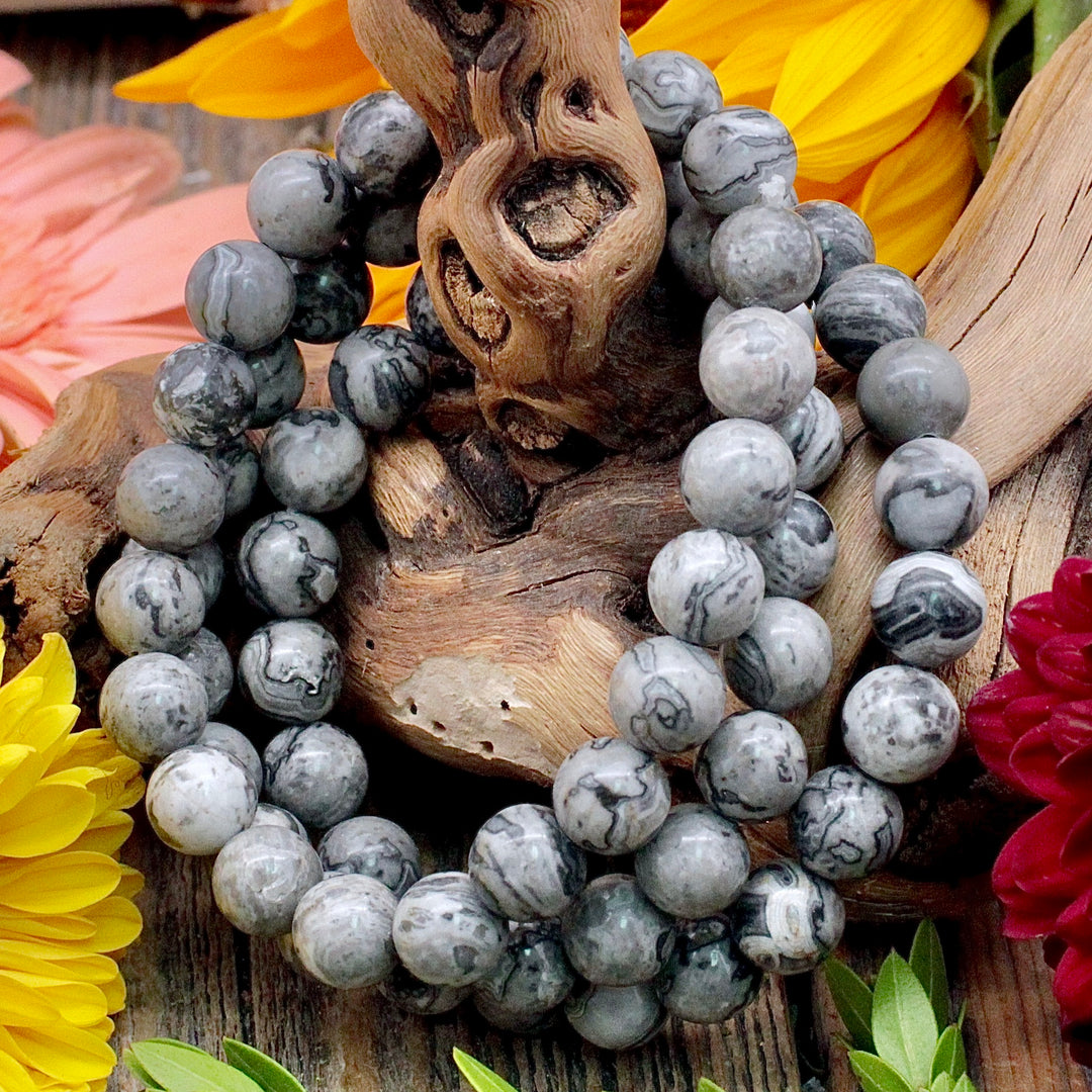 Picasso Jasper Bracelet - 8mm – RockMama.com