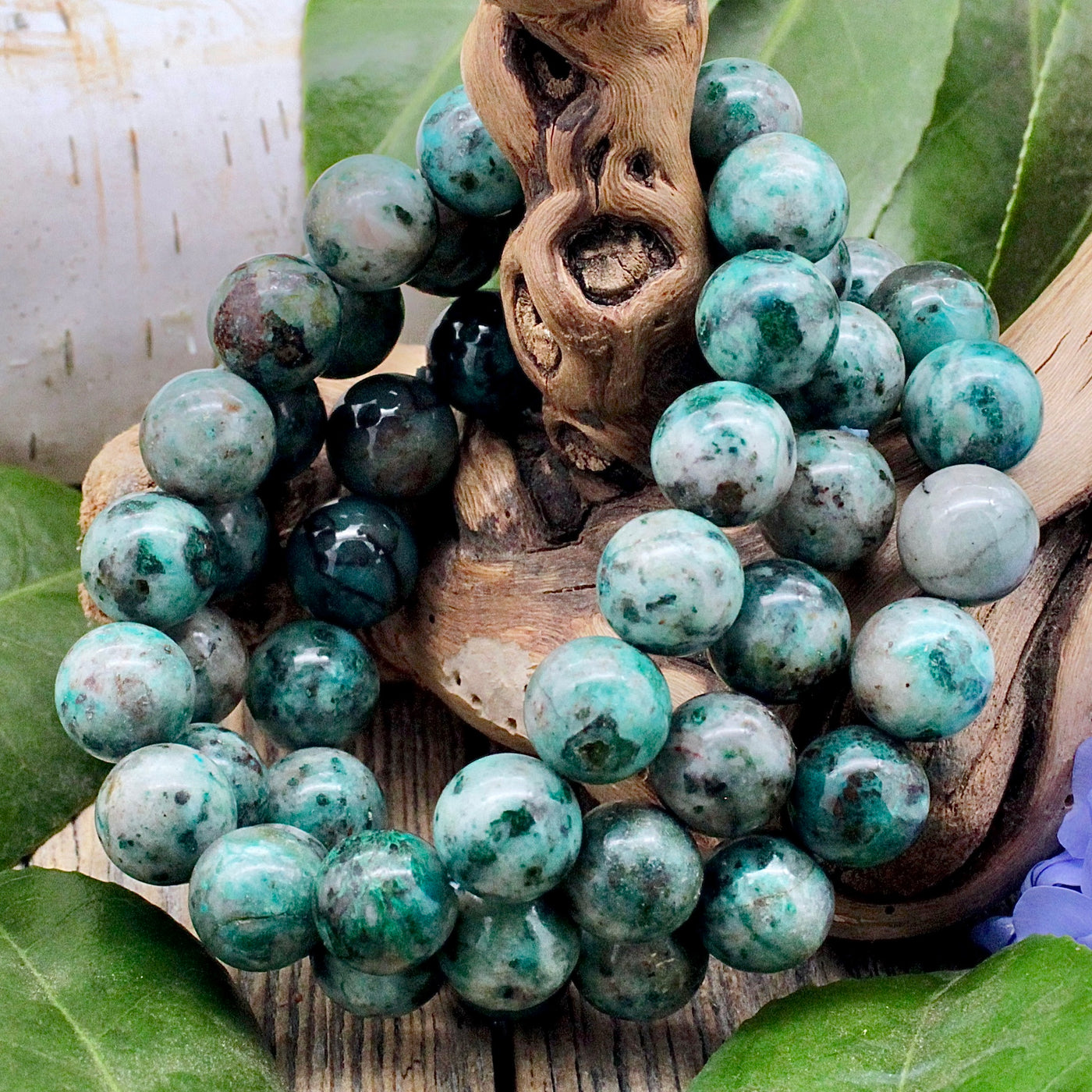 Chrysocolla Bracelet - 12mm