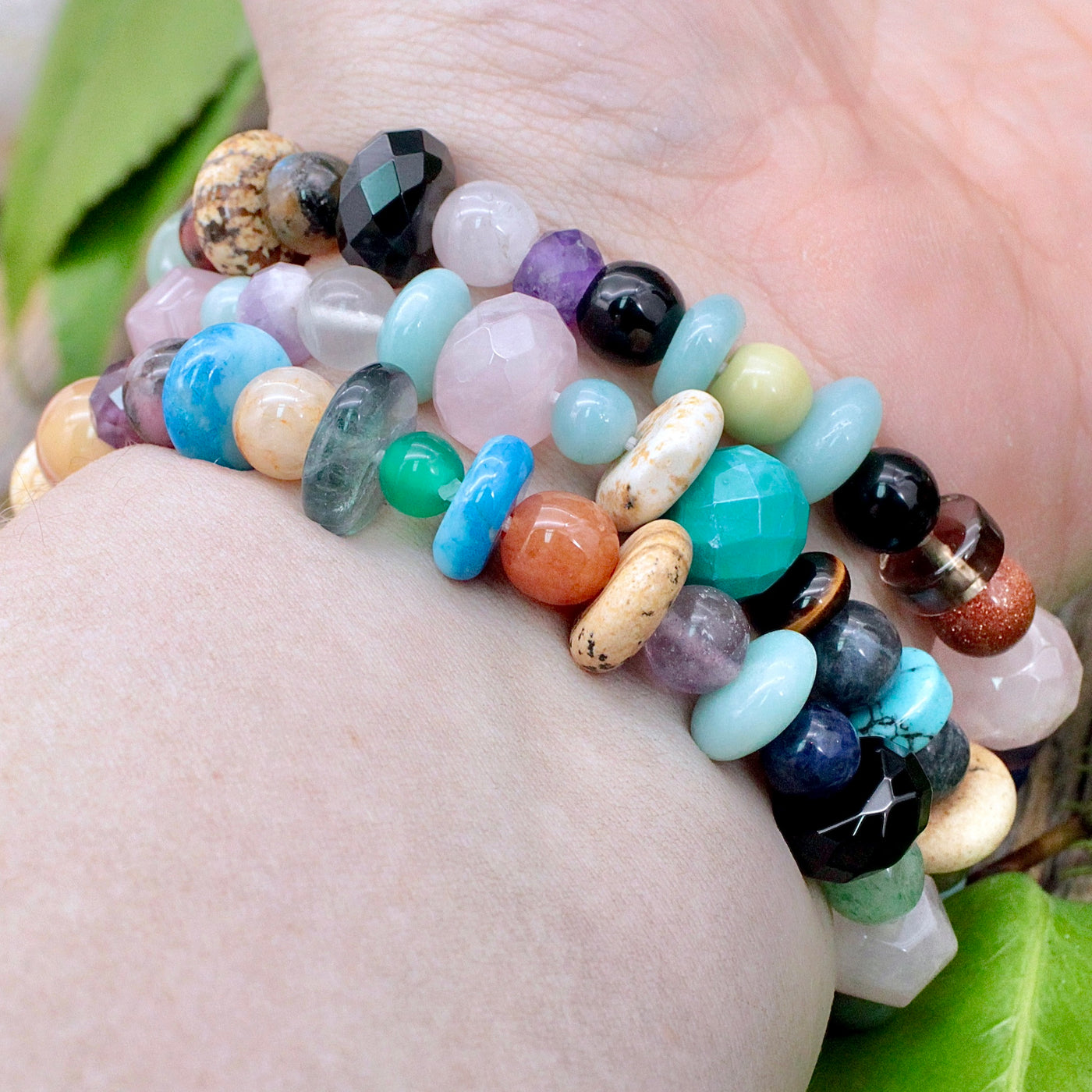 Sacred Stone Mixed Bead Bracelet - Medium