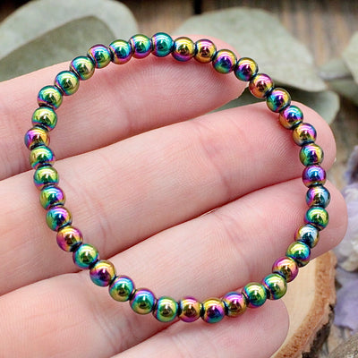 JB1885-Rainbow-Hematite-Child_s-Bracelet-4mm-2