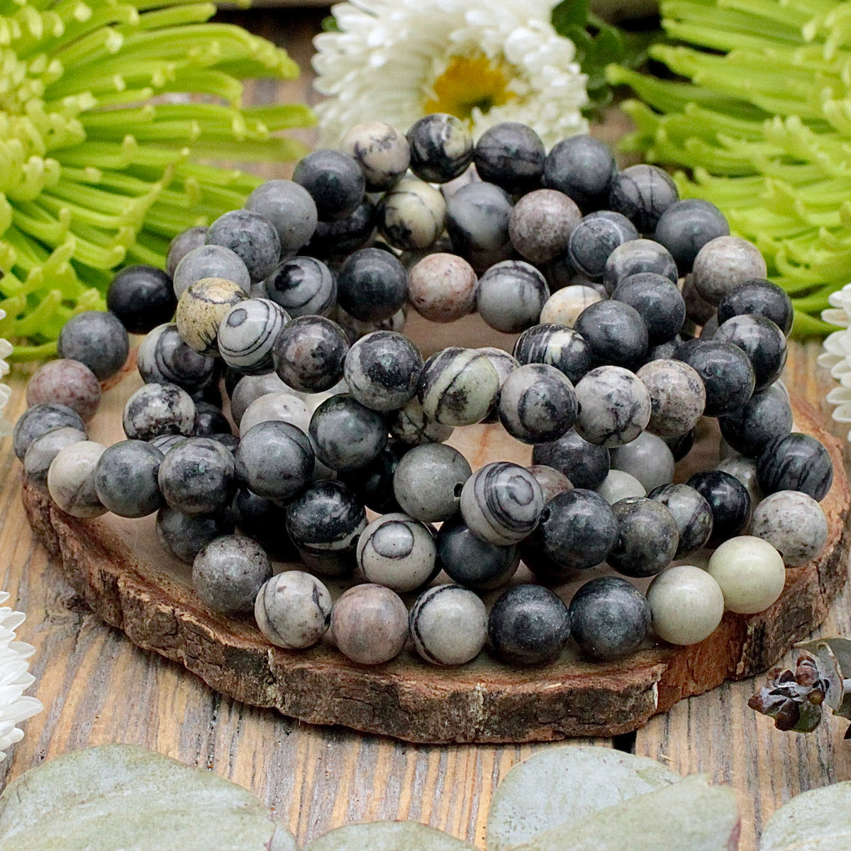 Picasso Jasper Bracelet - 8mm