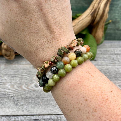 Garden Mist Bracelet Set on Wrist