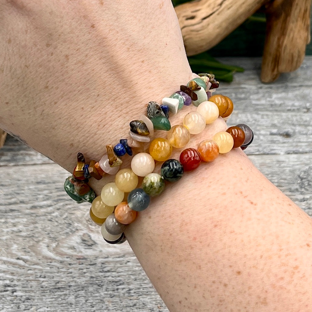 Daisy Dawn Bracelet Set on Wrist