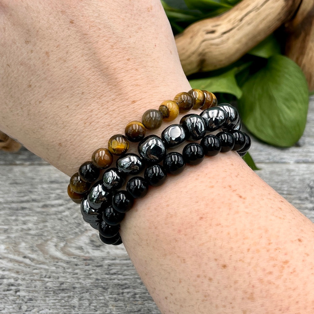 Warm Glow Bracelet Set on Wrist