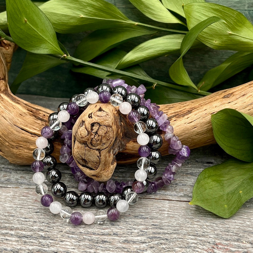 Purple Moon Bracelet Set Bliss Bracelets Collection