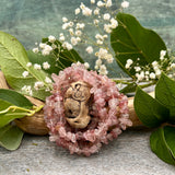 Strawberry Quartz Chip Bracelet