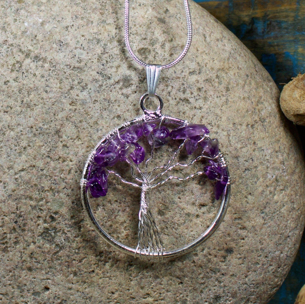 Amethyst Tree Of Live Pendant