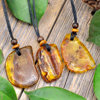 Amber Chunk Necklace