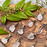 Rose Quartz Nugget Pendant