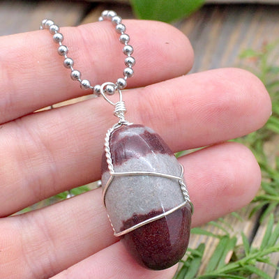 Shiva Lingam Wire Wrapped Pendant