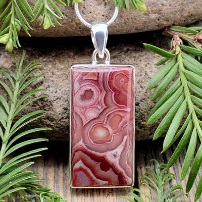 Laguna Lace Agate Pendant