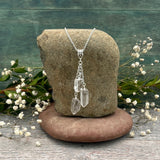 Quartz Triple Drop Necklace