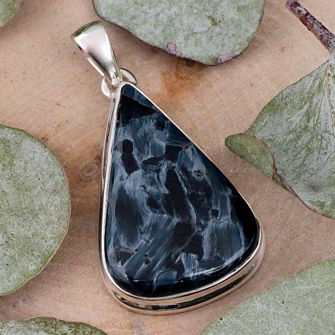 Pietersite Pendant - Sterling Silver