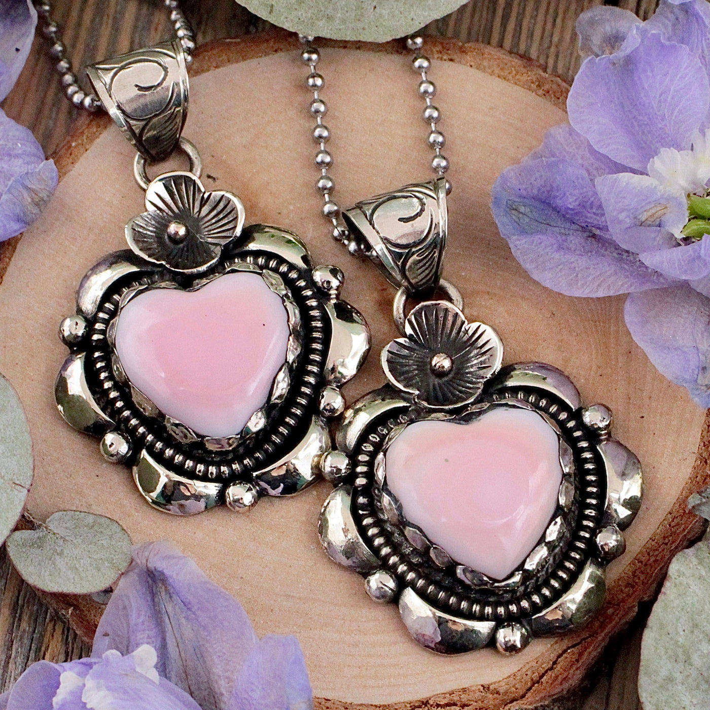 JN2838-Pink-Opal-Heart-Pendant-Tibetan-Silver